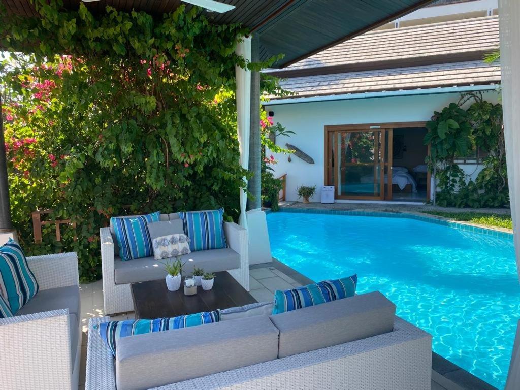 Samui Blu, Villa With Private Pool Choeng Mon Kültér fotó