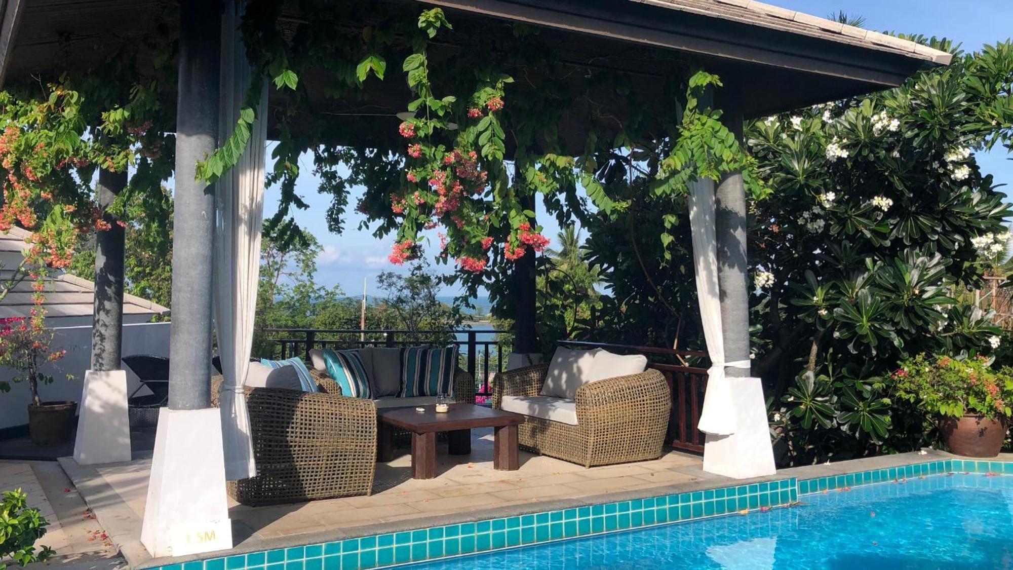 Samui Blu, Villa With Private Pool Choeng Mon Kültér fotó