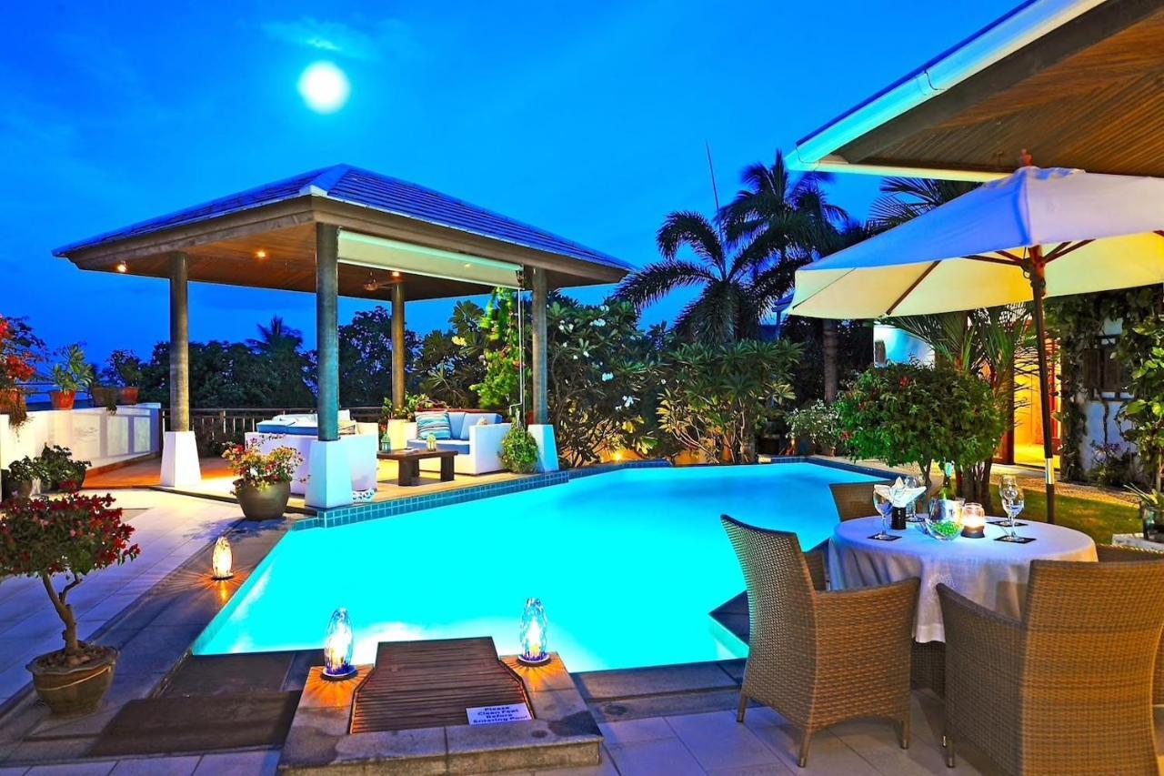 Samui Blu, Villa With Private Pool Choeng Mon Kültér fotó